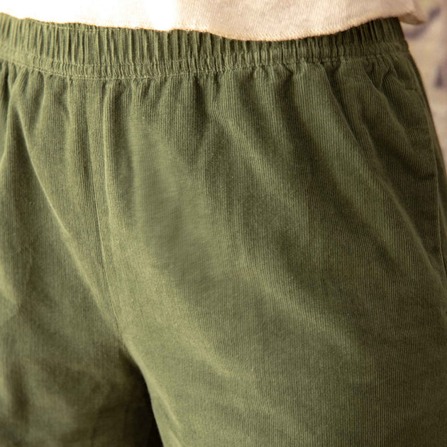 Mollusk Corduroy Baja Shorts - Faded Forest – Surf the Greats