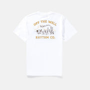 Rhythm Worn Path SS T-Shirt - Vintage White