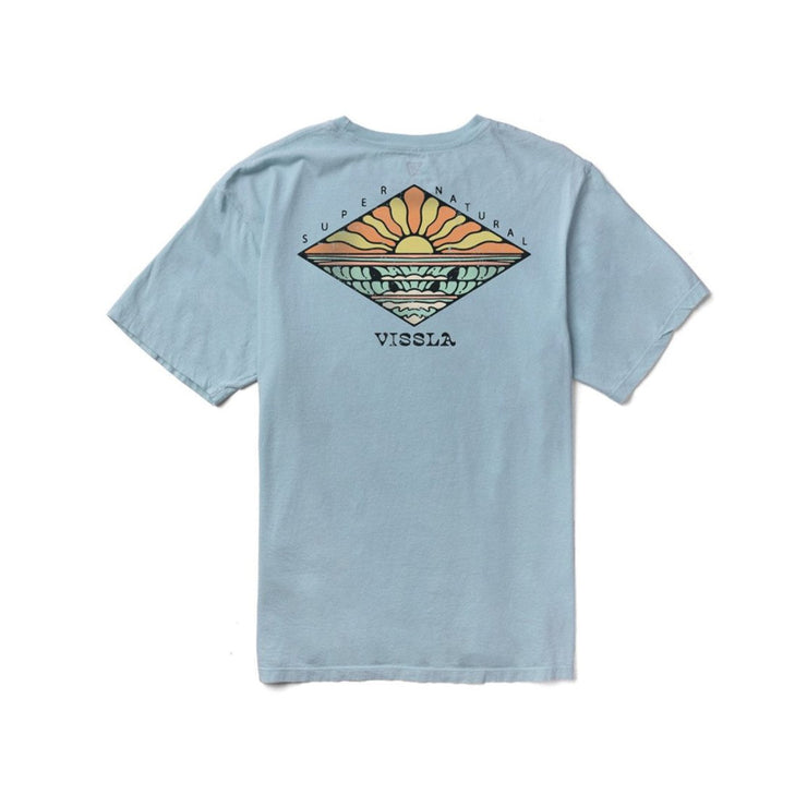 Vissla Ay Frame Premium Pocket Tee - Chambray