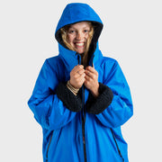 Dryrobe Advance Long Sleeve Change Robe V3 - Cobalt Blue/Black