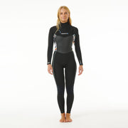 Rip Curl Women's Dawn Patrol 4/3 CZ Wetsuit - Black/Multi