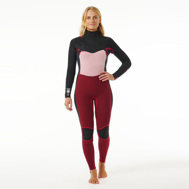 Rip Curl Women's Dawn Patrol 4/3 CZ Wetsuit - Black/Multi