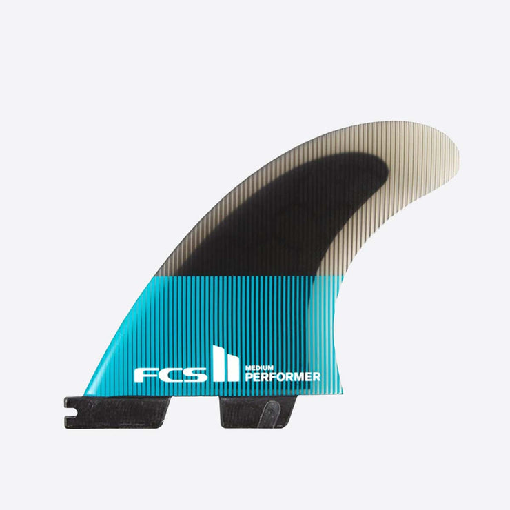 FCS II Performer PC Tri Set - Black/Teal - Various Sizes