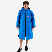 Dryrobe Advance Long Sleeve Change Robe V3 - Cobalt Blue/Black