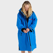 Dryrobe Advance Long Sleeve Change Robe V3 - Cobalt Blue/Black