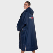 Dryrobe Advance Long Sleeve Change Robe V3 - Navy Blue/Grey