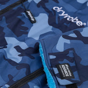 Dryrobe Advance Long Sleeve Change Robe V3 - Blue Camo/Blue