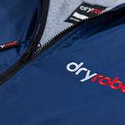 Dryrobe Advance Long Sleeve Change Robe V3 - Navy Blue/Grey