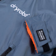 Dryrobe Advance Long Sleeve Change Robe V3 - Dark Grey/Orange