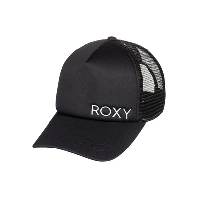Roxy Finishline Trucker Hat - Black