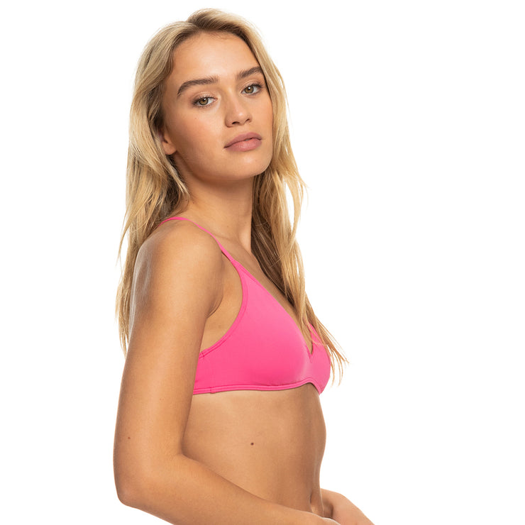 Roxy Beach Classics Triangle Bikini Top - Pink