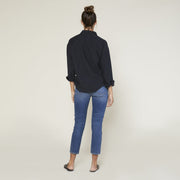 Outerknown Women's Sierra Flannel Shirt - Pitch Black