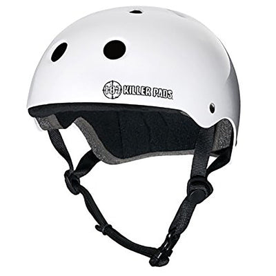 187 Killer Pads Pro Skate Helmet - White Glossy