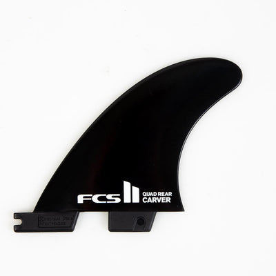 FCS II Carver Glass Flex Quad Rear Fins - Black
