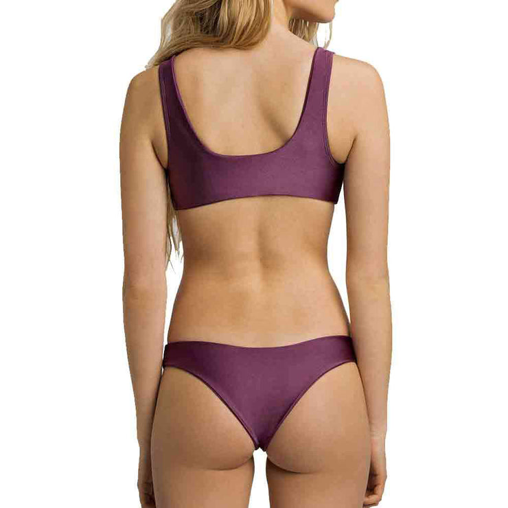 June Lola Bikini Bottom - Raisin