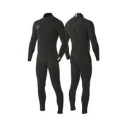 Vissla 7 Seas 4/3 Back Zip Wetsuit - Black