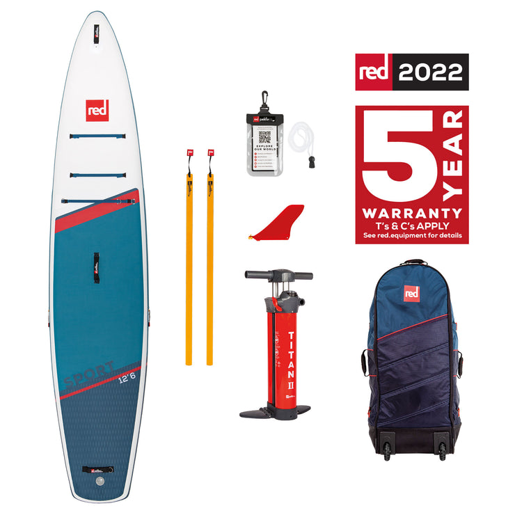 Red Paddle Co. 12'6 Sport MSL iSUP - 2022