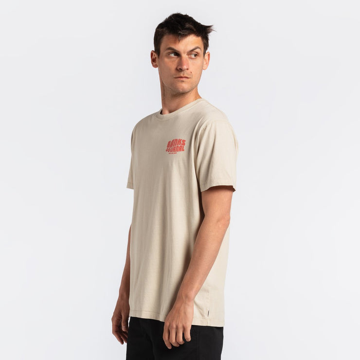 Banks Journal Posted Classic Tee - Bone