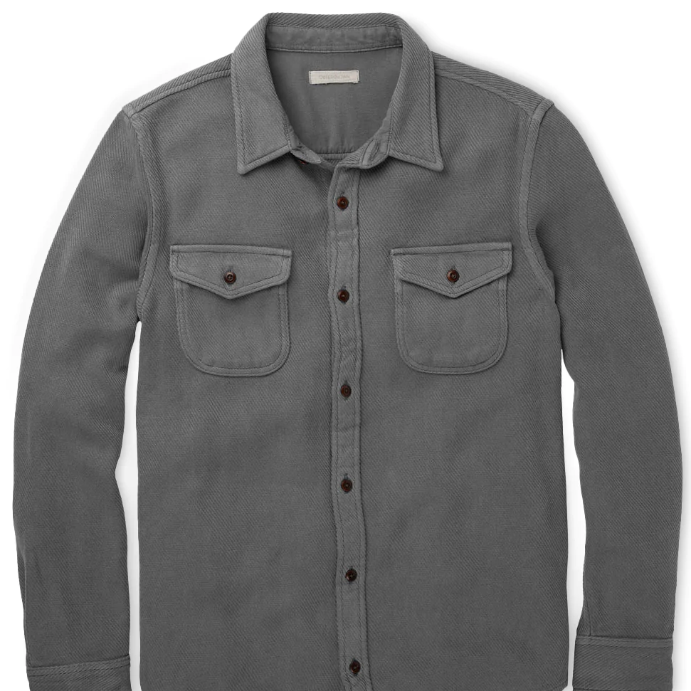 Outerknown Men's Chroma Blanket Shirt - Faded Black