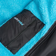 Dryrobe Long Sleeve Change Robe - Black/Blue