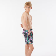 Rip Curl Kids Beach Party 16" Volley Boardshorts - Black
