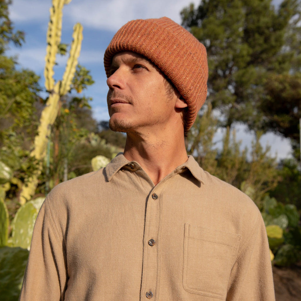 MOLLUSK SURF Pinto Beanie (Redwood) - サーフィン