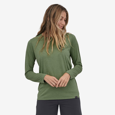 Patagonia Women's Longsleeve Capilene® Cool Daily Graphic Shirt - Defend Our Oceans