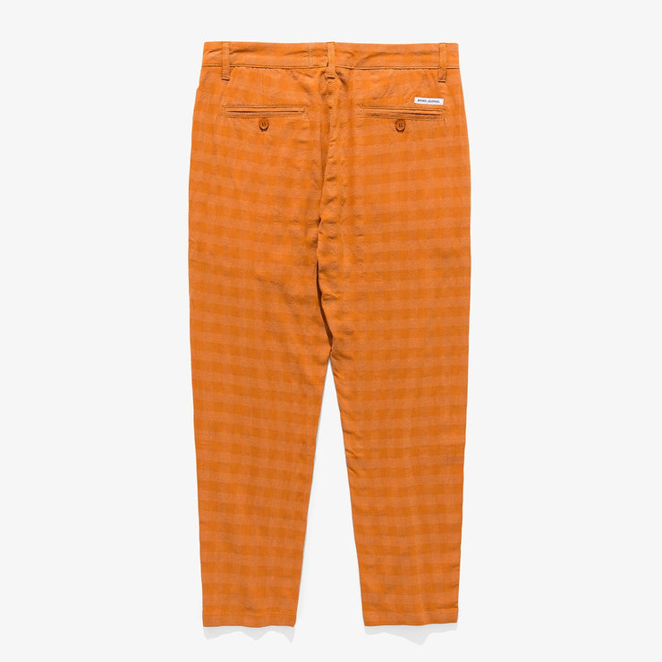 Banks Journal Downtown Linen Gingham Pant - Tobacco