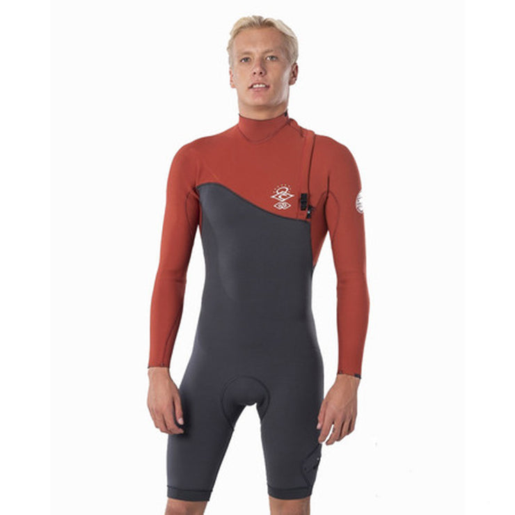 Rip Curl E-Bomb Zip Free Long Sleeve 2/2 Spring Suit - Terracotta